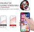 Cell Phone Ring Holder Grip, Flower Floral Rose Horrible Cool Skull Finger Ring Stand 360 Degree Rotation Universal Cell Phone Back Hand Grip Fing...
