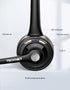 TECKNET Bluetooth Headset, Wireless Headset with Noise Canceling Microphone for Trucker, On-Ear Bluetooth Headset with Mute Mic for Work, Cellphon...