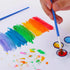 9 Pcs Small Ceramic Paint Palette Bowl Glazed Watercolor Painting Dish for Oil Acrylic Watercolor Gouache...