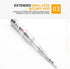 Fielect Voltage Tester Screwdriver, Voltage Tester Pen 70-250V Voltage Detector Pen Neon Light Circuit Tester Pen Voltage Test Pen Screwdriverm 1P...