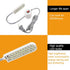 Fdit 30LED 2W Sewing Machine Light Working Lamp with Magnetic Base Switch Daylight LED Clamp Light Desk Lamp Multifunctional Flexible Lamp(US-Plug...