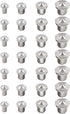 40 Pcs Dowel and Tenon Center Transfer Plugs, 1/4" 5/16" 3/8" and 1/2" Set Solid Doweling Marker Centering Pins Marker Drill Hole Tool for Woodwor...