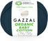 5 Ball (Pack) Gazzal Organic Baby Cotton Yarn, Total 8.8 Oz. 100% Organic Cotton, Each 1.76 Oz (50g) / 125 Yrds (115 m), 3 Light DK, Blue - 437......