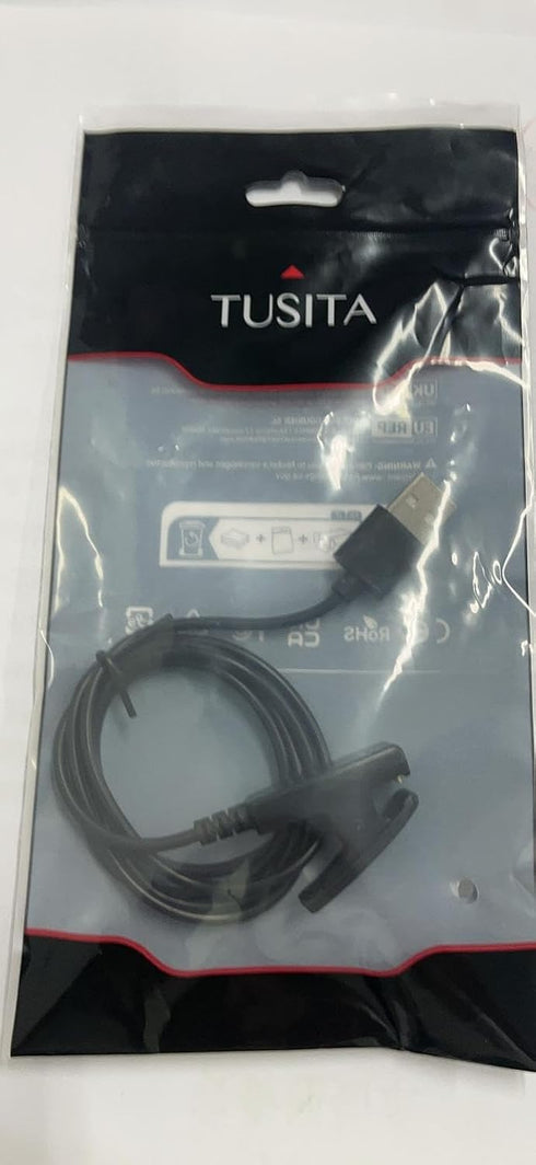 TUSITA Charger Compatible with Garmin Forerunner 35 35J 230 235 630 645 Music 735XT, Approach G10 S20, Vivomove HR, ForeAthlete 35J, Lily - USB Ch...