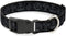 Dog Collar Plastic Clip Avatar The Last Airbender Bending Elements Icons Black Gray 15 to 24 Inches 1.0 Inch Wide...