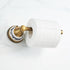 Toilet Paper Holder, Bathroom Toilet Paper Roll Holder Antique Bronze Brass Wall Mounted Bathroom Hardware Accessories,Porcelain Design...