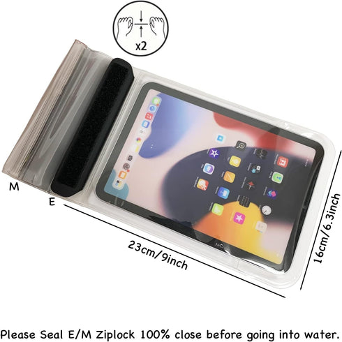 Waterproof Ebook Reader Case Waterproof Tablet Cover Dry eReader Bag Waterproof Holder Pouch for Amazon Kindle Paperwhite Oasis Fire 7 IPAD Mini P...