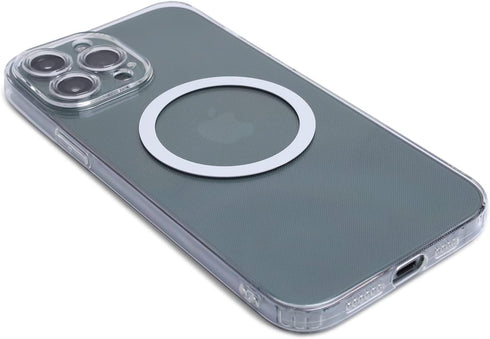 Magnetic Wireless Charger Universal Metal Rings - 6pcs,for MagSafe-Compatible Charger on iPhone 14/13/12 Series and Samsung Galaxy (2Black+2White+...