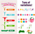 FUNZBO Flower Garden Building Toys for Girls - Toddler Toys for 3, 4, 5, 6, 7 Year Old Girls Gifts, Stacking Toys for Toddlers, Toddler Out Door T...