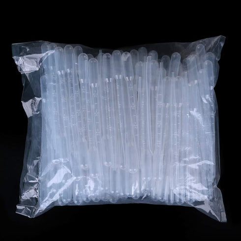 100PCS Plastic Disposable Transfer Pipettes, 3ml Calibrated Pipette Dropper for and Science Laboratory...