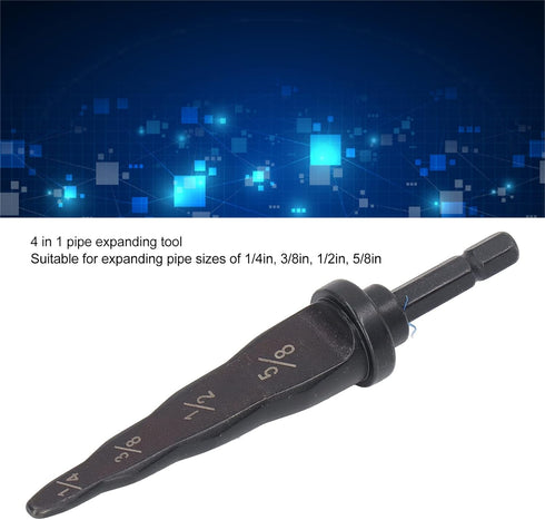 Copper Pipe Tube Expander HVAC Repairing Pipe Swaging Tool Manual Expanding Tool 1/4in 3/8in 1/2in 5/8in for Air Conditioner Refrigeration Install...