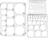Circle Templates, Drafting Stencils Measuring Tools, Circle Stencil for Drawing, Circle Round Stencil, Drawing Aid Tool, Circle Templates, Circle ...