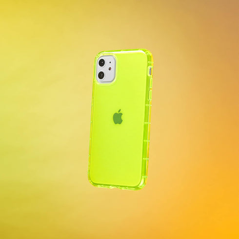 SteepLab Neon Highlighter Case for iPhone, The Grippy Jelly Case w/Protective Air Pockets (Conspicuous Neon Yellow, iPhone 11)...