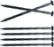 30 Pcs Spiral Landscape Anchoring Spikes, 8 Inch Landscaping Fabric Edging Anchoring Stakes Plastic Edging Nails Nylon Garden Lawn Yard Spikes...