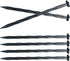 30 Pcs Spiral Landscape Anchoring Spikes, 8 Inch Landscaping Fabric Edging Anchoring Stakes Plastic Edging Nails Nylon Garden Lawn Yard Spikes...