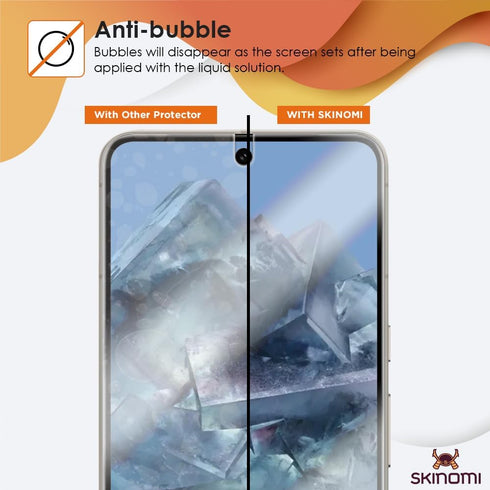 Skinomi Screen Protector Compatible with Google Pixel 8 (2-Pack) Clear TechSkin TPU Anti-Bubble HD Film......