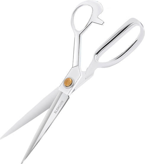 10" Sewing Scissors,Heavy Duty Tailor Scissors Shears for Fabric,Leather,Raw Materials,Dressingmaking,Altering-Professional Upholstery Shears for ...