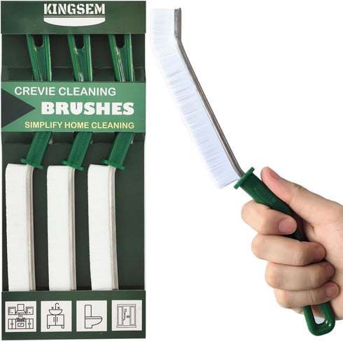 2024 New Crevice Cleaning Brush, Hard-Bristled Washing Brush, Corner Edge Cleaning Brush, Multifunctional Gap Brushes for Kitchen countertop Surfa...