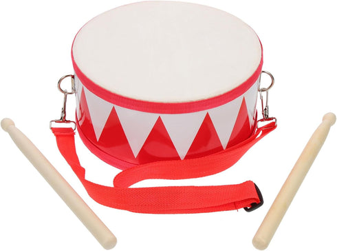 Kids Drum Set, 8 inch Wooden Toy Drum Set or Toddlers with 2 Drumsticks Percussion Musical Instrument Drum Set for Boys Girls...