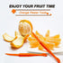 Orange Peeler tools Plastic Orange Peeler Citrus Remover Easy Open Citrus Lemon Citrus Peel Cutter Vegetable Slicer Fruit Tools Kitchen Gadgets (O...