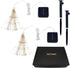 200 LED Solar Starburst Light, Outdoor Chandelier Lights, 2 Pack Garden Firework Lights, 8 Modes Hanging Decorative Christmas Lights for Garden Pa...