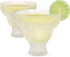 Host Glass Freeze Insulated Gel Chiller Double Wall Frozen Cocktail, Set of 2 Cups...
