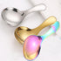 6 Pcs Stainless Steel Short Handle Thickened Small Round Spoons For Honey Candy Coffee Tea Salt Jam and Mustard - Ice Cream Dessert Spoon (D Silve...