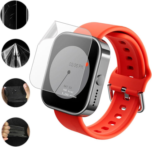 Screen Protector Compatible for CMF by Nothing Watch Pro (6 Pack) Smartwatch Full Coverage Clear TPU Soft Film...