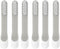 Toothbrush Replacement Heads for Quip Electric Toothbrush Adult, 6 Pack Replacement Heads, Soft Bristles, White...