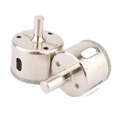 Glass Drill Bits,38 mm Marble Drill Bit Hole Saw 45mm 2Pcs/Set Hole Saw Set Coated Hole Saw Drill Bits Set Tool Compatible with Power ToolsMarble ...
