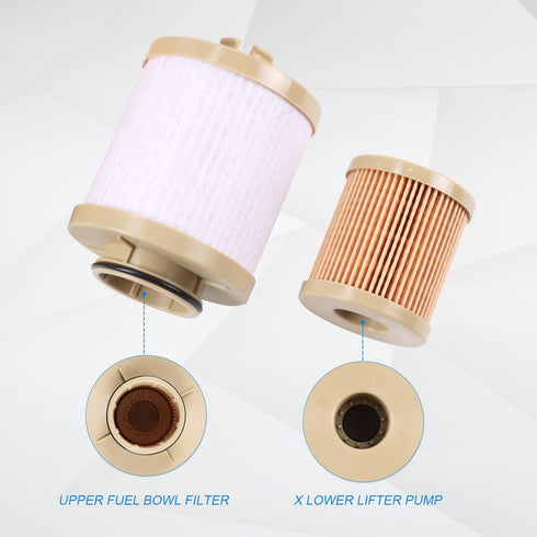 FD4616 Diesel Fuel Filter replacement for 2003-2007 Ford 6.0L F250 F350 F450 F550 Super Duty 2003-2005 Excursion Powerstroke includes lower lifter...