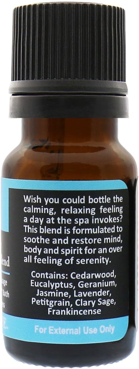 Plantlife Spa Aromatherapy Essential Oil Blend - Straight from The Plant 100% Pure Therapeutic Grade - No Additives or Fillers - Made in Californi...