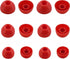 Replacement Earbuds Tips Silicone Eartips for Beats Studio Buds Headphones Fit in Case Buds Tips,6 Pairs S/M/L 3 Size,Red...