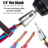 2024 New Upgrade 2pcs Wire Twisting Tool for Drill, 1/4" Hex Shank Cable Wire Twister and Stripper for Electricians, Wire Stripping Tool Wire Nut ...