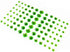 Elandy 1Sheet(91PCS) 4 Different Sizes Self-Adhesive Craft Jewels Flatback Rhinestone Crystal Gems Stickers for Crafts Body Eyes Nail Makeup Festi...