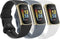 3 Pack Sport Bands Compatible with Fitbit Charge 5 Bands & Fitbit Charge 6 Bands, Classic Soft Wristbands for Fitbit Charge 5/6 Fitness Tracker (S...