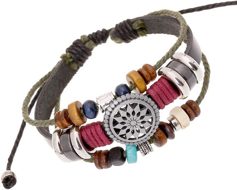 Women Lady Bohemia Wind Beaded Multilayer Hand Woven Bracelet Jewelry...