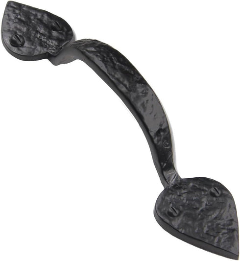 Iron Valley - 9" Heart Door Pull Handle - Solid Cast Iron...