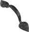 Iron Valley - 9" Heart Door Pull Handle - Solid Cast Iron...