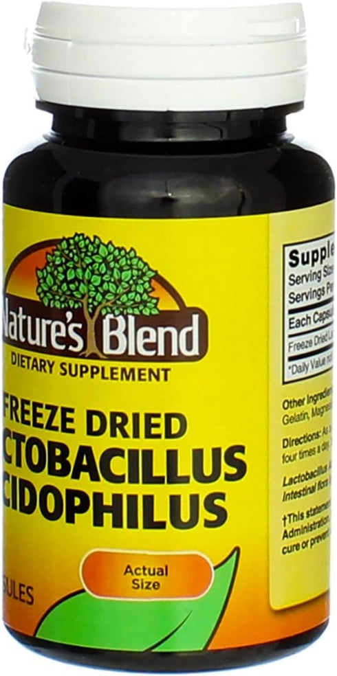 Freeze Dried Lactobacillus Acidophilus 100 Caps...