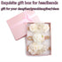 Baby Girl Floral Headband Nylon Flower Crown Elastic Hairband 3pcs Hair Accessories Gift for Girls, 2#, stretchy size...