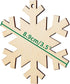 40 Pieces Wooden Snowflake Cutouts Christmas Wood Snowflake Decorations with 40 Pieces Twine Ropes for Kids Crafts Christmas Ornaments (Wooden)...