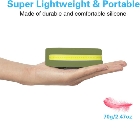 COSOOS 2 Rechargeable Headlamp Flashlight,Bright LED Head Lamp, 1000Lumen Floodlight & Spot Light, Motion Sensor, 2.4oz Lightweight Headband Headl...