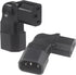 Right Angle C13 to C14 IEC AC Plug Adapter, 2 Pack, 90 Degree Design, PVC, Pure Copper, 250VAC 10A Max...