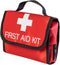 First Aid Bag First Aid Kit Empty Medical Storage Bag Red Trauma Bag for Emergency First Aid Kits Car Workshop Cycling Outdoors (Red Folding)...