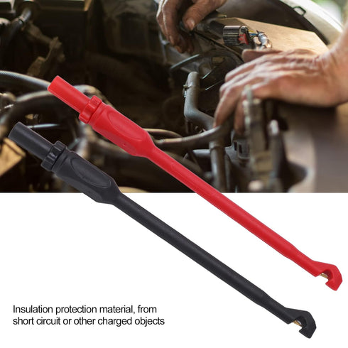 2PCS J.30016 Piercing Probe Multimeter Test Hook with 4mm Connector Automotive Test Probe Insulation Car Repair Test Needle...