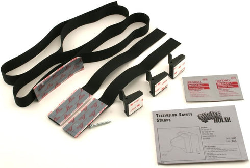 Ready America 4065 Quake Hold Adjustable Home Electronic SAFETY Strap, 11 in L, 50 lb., Nylon...