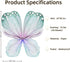 Aiouclay 20 Sheets Butterfly Wrapping Paper,Waterproof Wrapping Paper for FLower Bouquet,Butterfly Bouquet Accessories Bouquet Wrapping Paper for ...