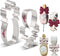 LILIAO Champagne and Champagne Glass with Ribbon Cookie Cutter for Wedding/Engagement - Stainless Steel...