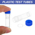 PATIKIL 1ml Plastic Cryogenic, 200Pcs Self Standing Cryogenic Vial Screw Top Frozen Test Tube for Lab Laboratory Science, Blue Cap...